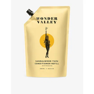 Wonder Valley Sandalwood Yuzu Conditioner Refill 1l In Transparent