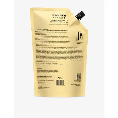 Wonder Valley Sandalwood Yuzu Conditioner Refill 1l In Transparent