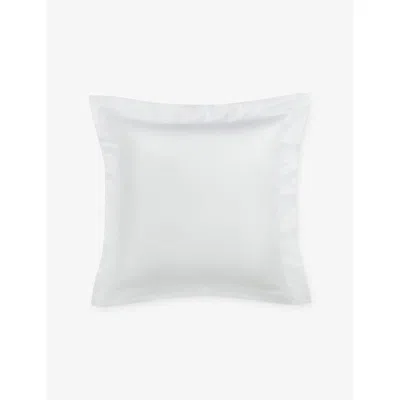 The White Company Symons Double-row Square Cotton Oxford Pillowcase In White