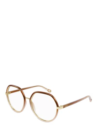 Chloé Eyewear Round-frame Glasses In Multi