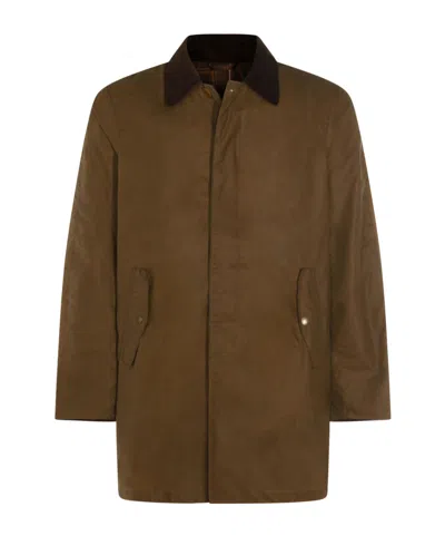 Barbour Ba X Br Wax Trench Coat Wax In Brown