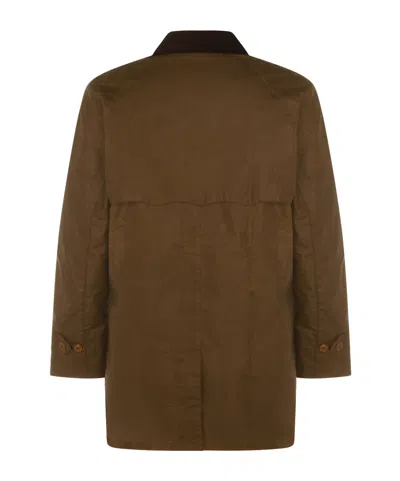 Barbour Ba X Br Wax Trench Coat Wax In Brown