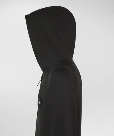 Peuterey Tony Effe Zip-up Hoodie In Black