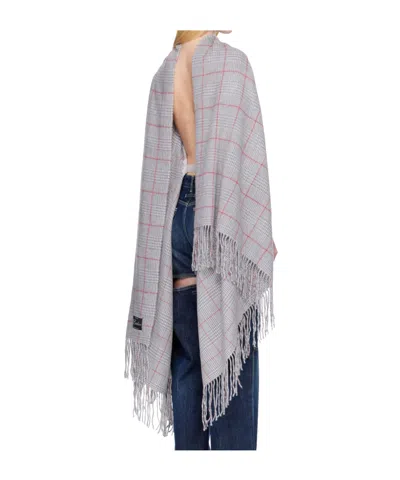 Jean Paul Gaultier Scarf Draped Top In Gray