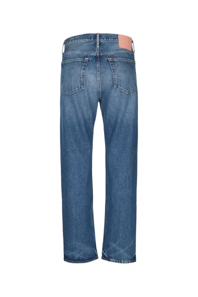 Acne Studios Belt Loop Jeans In Blue