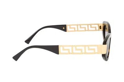 Versace Full Frame Sunglasses In Black