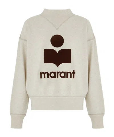 Isabel Marant Long-sleeved Sweatshirt In Neutral