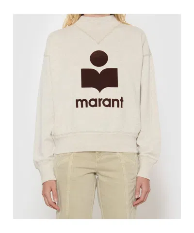 Isabel Marant Long-sleeved Sweatshirt In Neutral