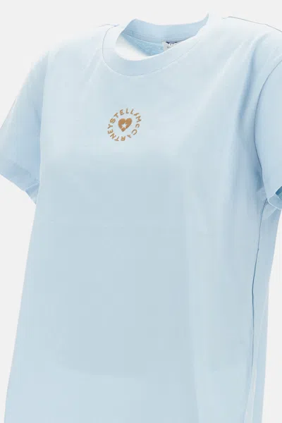 Stella Mccartney Short-sleeved T-shirt In Blue