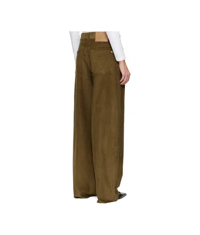 Ami Alexandre Mattiussi Plus-size Cotton Casual Pants In Brown