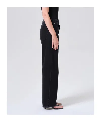 Agolde Arc Criss Cross Jean In Phase In Black