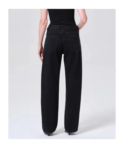 Agolde Arc Criss Cross Jean In Phase In Black