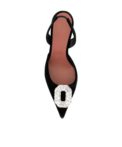 Amina Muaddi Pointed-toe High Heels In Black