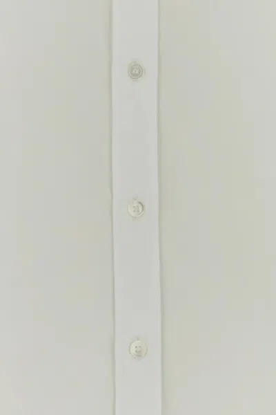 Apc White Poplin Shirt In White