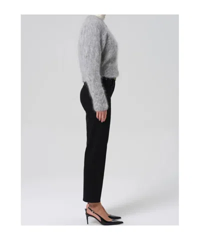 Citizen Of Humanity Delfina High-rise Straight-leg Jeans In Black