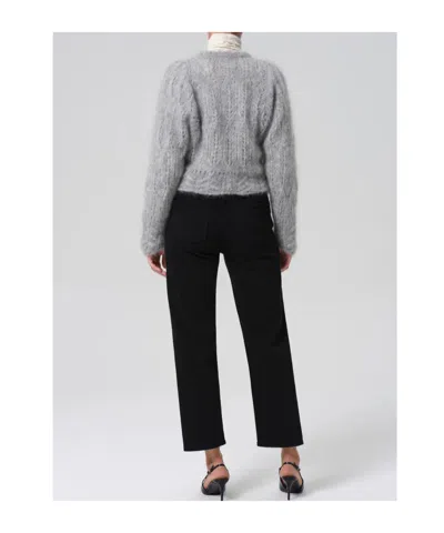 Citizen Of Humanity Delfina High-rise Straight-leg Jeans In Black