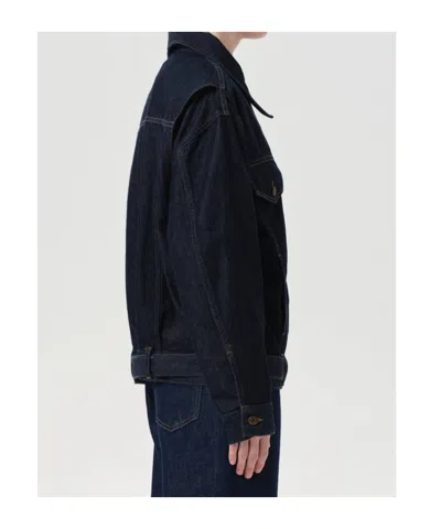 Agolde Merritt Jacket In Blue