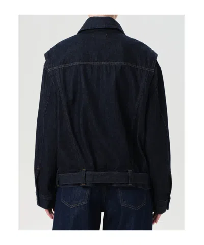 Agolde Merritt Jacket In Blue