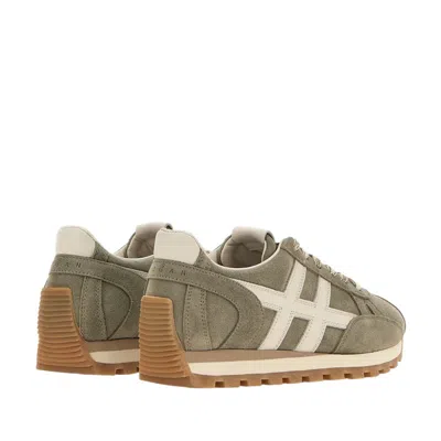 Hogan H671 86er Lace-up Fastening Sneakers In Gray