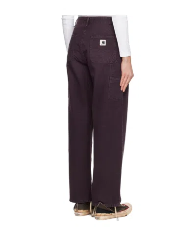 Carhartt Pierce Trousers In Purple