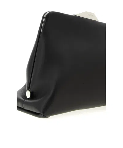 Attico Day Off Clutch Bag In Black