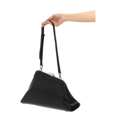 Attico Day Off Clutch Bag In Black