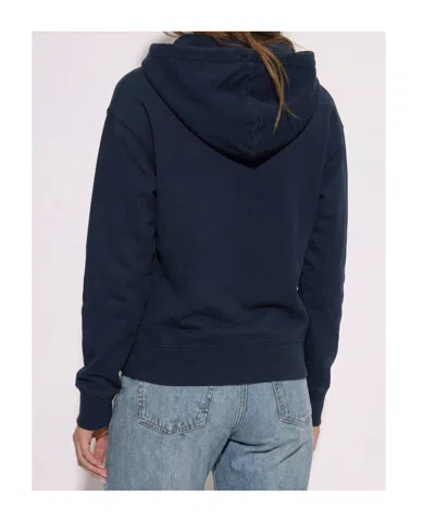 Anine Bing Long-sleeved Sweatshirt In Blue