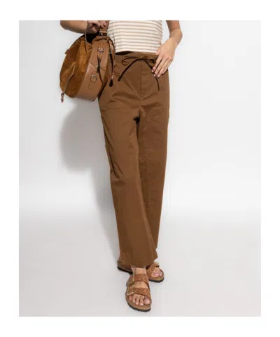Rag & Bone Drawstring Casual Pants In Brown