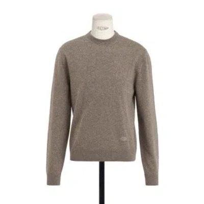 Dior Crew Neck Sweater In Gray