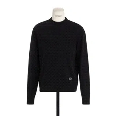 Dior Crew Neck Sweater In Black