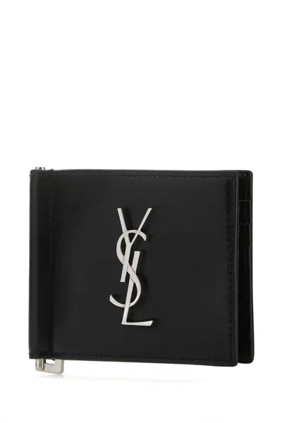 Saint Laurent Wallets In Black