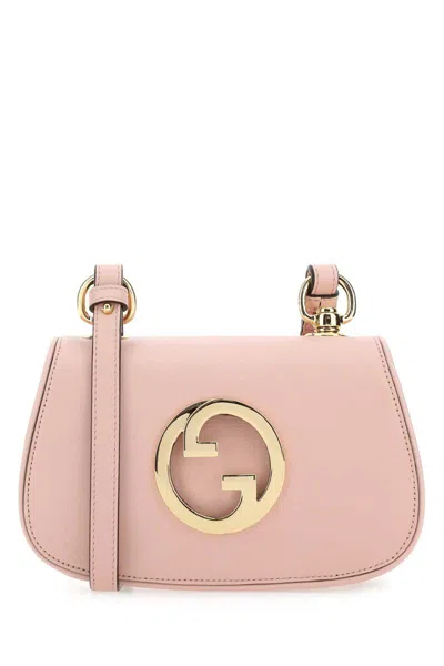 Gucci Blondie Interlocking-g Shoulder Bag In Pink