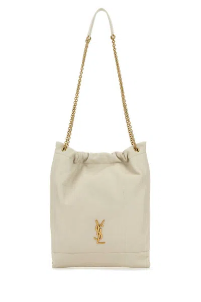 Saint Laurent Jamie 4.3 Pouchon Shoulder Bag In White