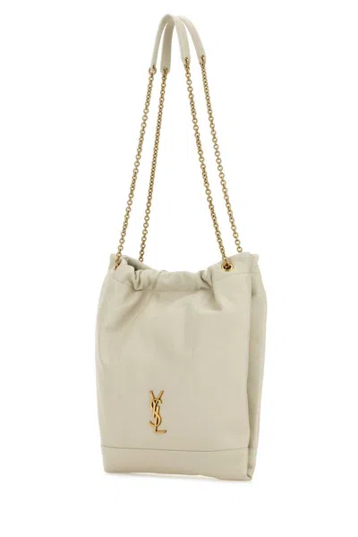 Saint Laurent Jamie 4.3 Pouchon Shoulder Bag In White