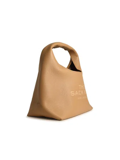 Marc Jacobs Large 'sack' Brown Leather Bag In Brown