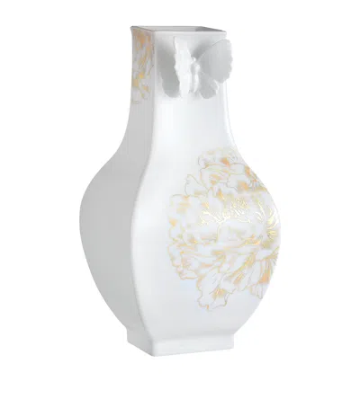 Meissen Large Porcelain Giant Bloom Vase In Multi