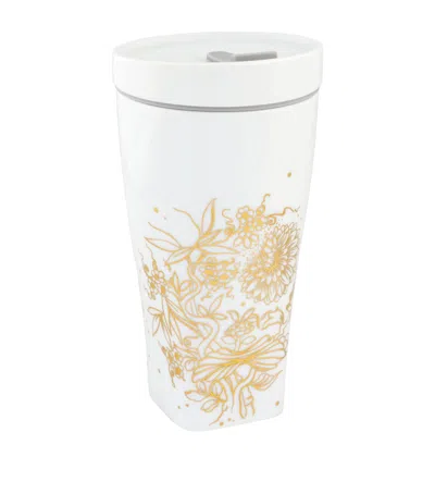 Meissen Golden Onion Coffee To Go Travel Mug In White