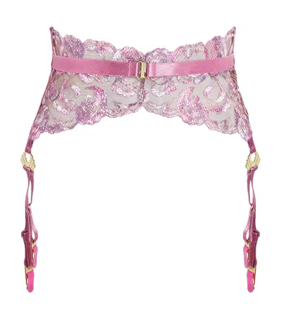 Bordelle Siren Suspender In Pink