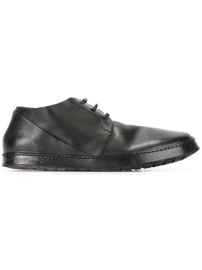 Marsèll Flat Sole Derby Shoes - Black