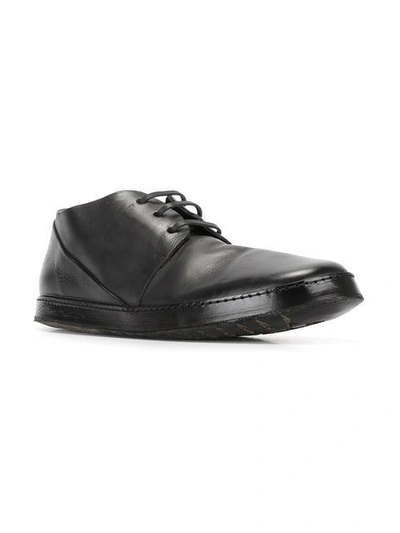 Shop Marsèll Flat Sole Derby Shoes - Black