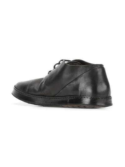 Shop Marsèll Flat Sole Derby Shoes - Black