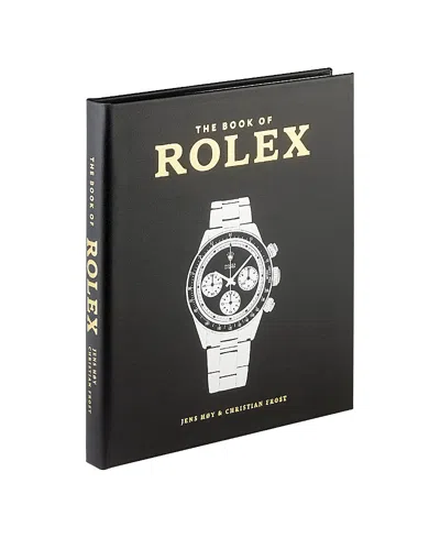 Graphic Image The Book Of Rolex Leather Bound Book In Black