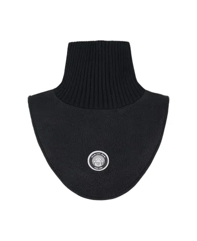 Deux Par Deux Unisex Polar Fleece And Knit Neckwarmer - Little Kid, Big Kid In Black