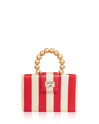 Soli & Sun The Louisa Woven Straw Clutch Bag