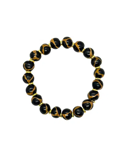 Kazuri Sahara Sand Bracelet In Brown