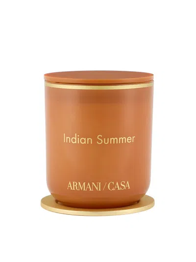 Armani Collezioni Armani Casa Pegaso Indian Summer Candle In Brown