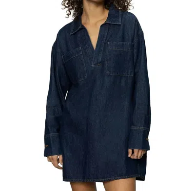 Sanctuary All-day Denim Tunic Mini Dress In Surprise In Blue
