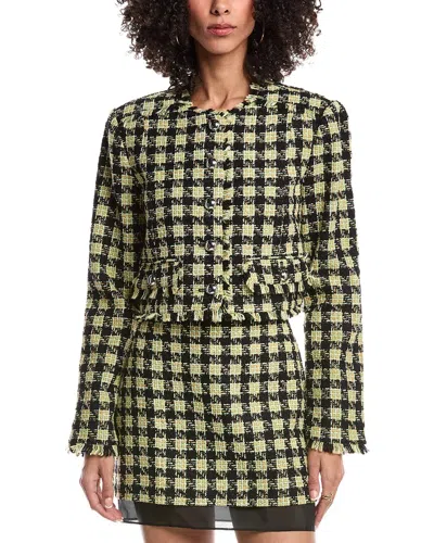 Toccin Lainey Cropped Jacket In Multi