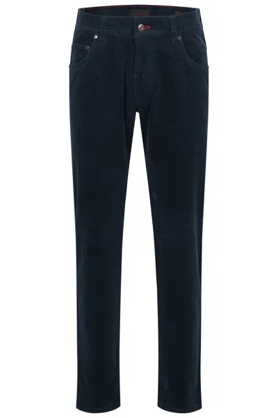 Bugatti Men's Corduroy 5-pocket Pant In Navy In Blue
