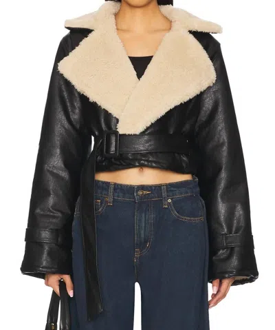 Lioness Off Duty Jacket In Onyx In Black